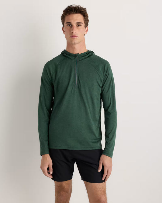 Mesh Performance Training Quarter Zip Hoodie - US 0406
