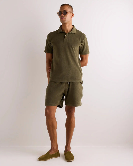 100% Organic Cotton Terry Towel Polo - US 3518