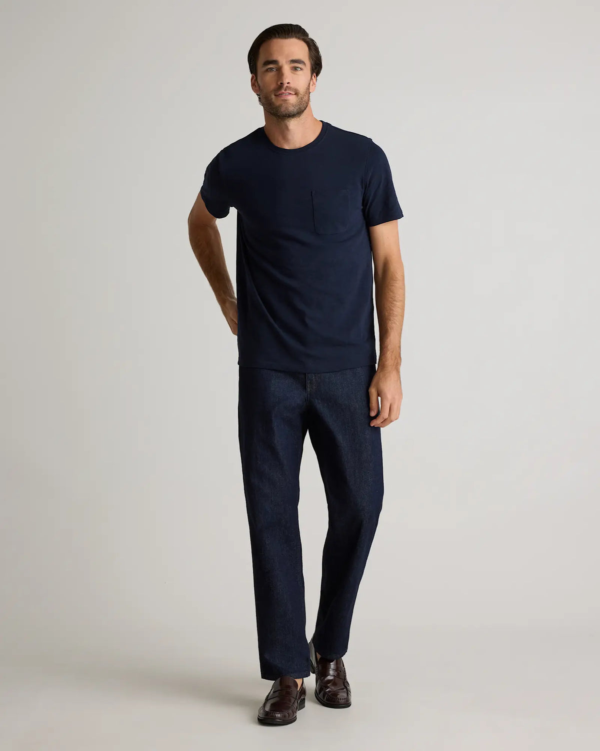 100% Organic Cotton Slub Pocket Tee - US 6158