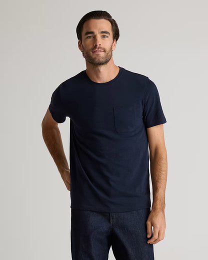 100% Organic Cotton Slub Pocket Tee - US 6158