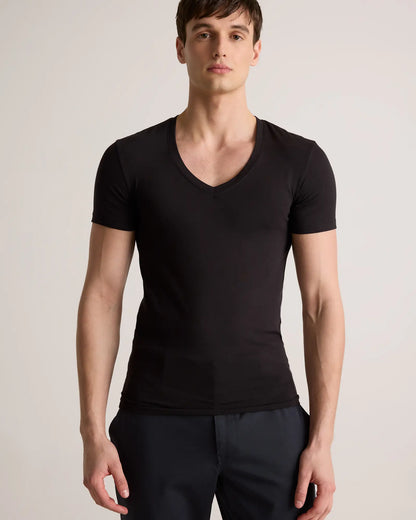 Soft Stretch V-Neck Undershirt (3-Pack) - US 4923