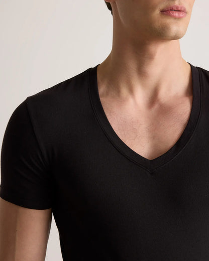 Soft Stretch V-Neck Undershirt (3-Pack) - US 4923