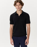 100% Organic Cotton Mesh-Stitch Sweater Polo - US 8290