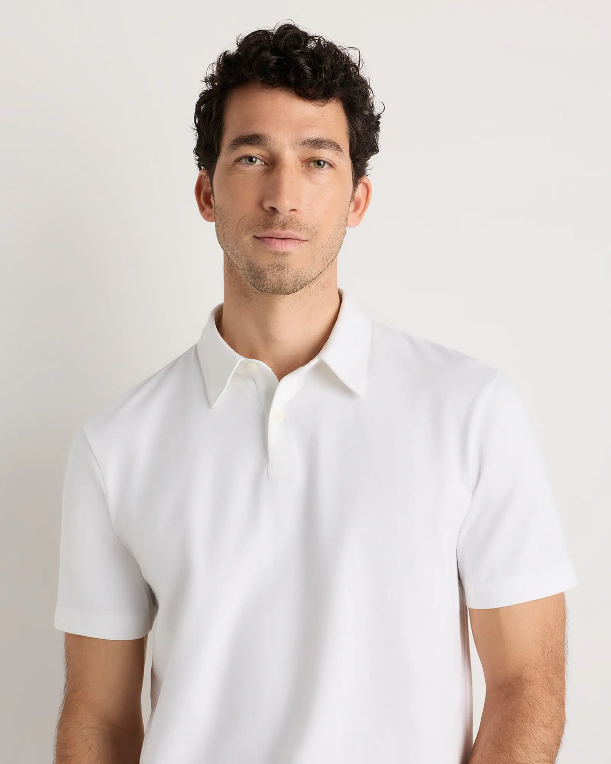 100% Organic Sueded Jersey Polo - US 8307