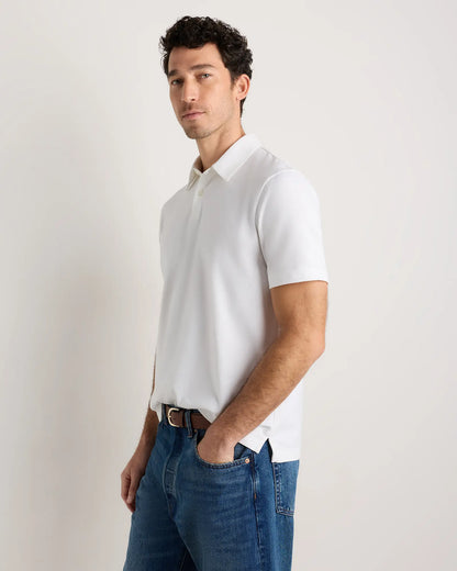 100% Organic Sueded Jersey Polo - US 8307