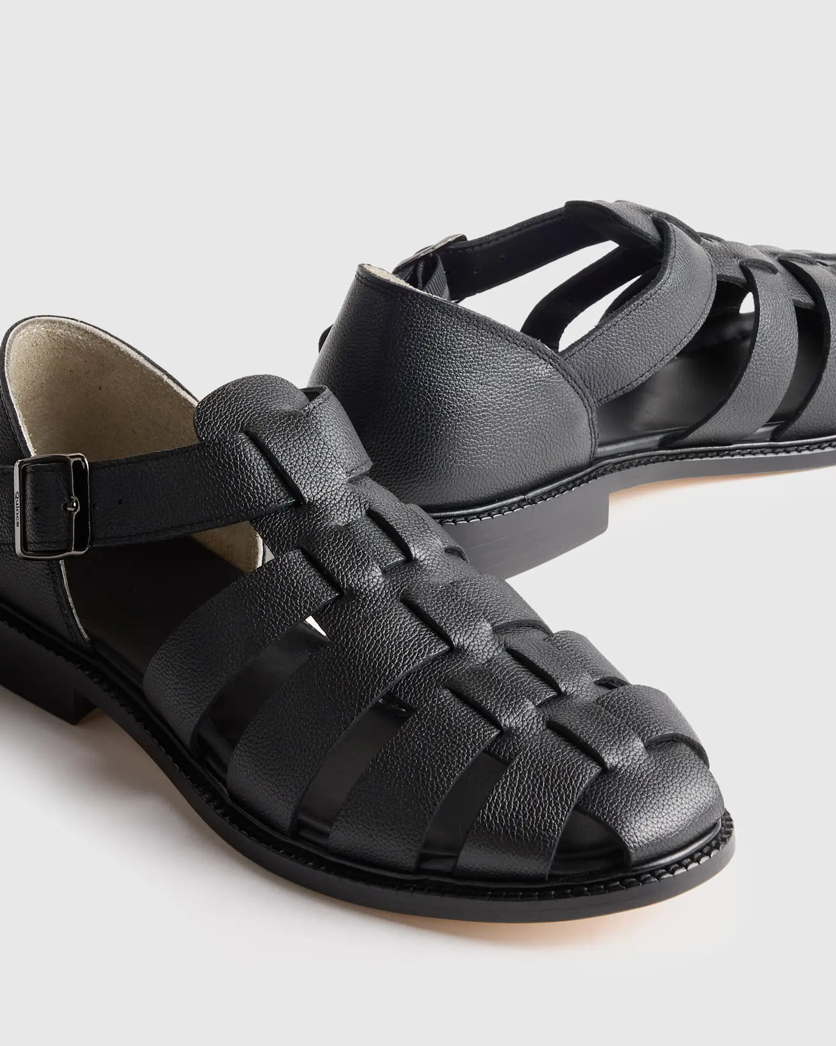 Calfskin Leather Fisherman Sandal - US 8816