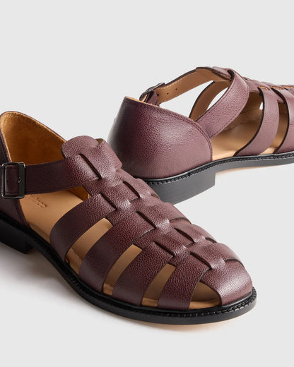 Calfskin Leather Fisherman Sandal - US 5888