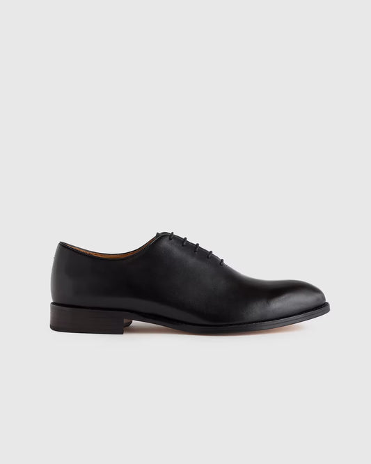 Calfskin Leather Plain Toe Oxford - US 3972