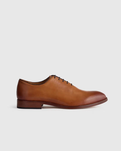 Calfskin Leather Plain Toe Oxford - US 2075