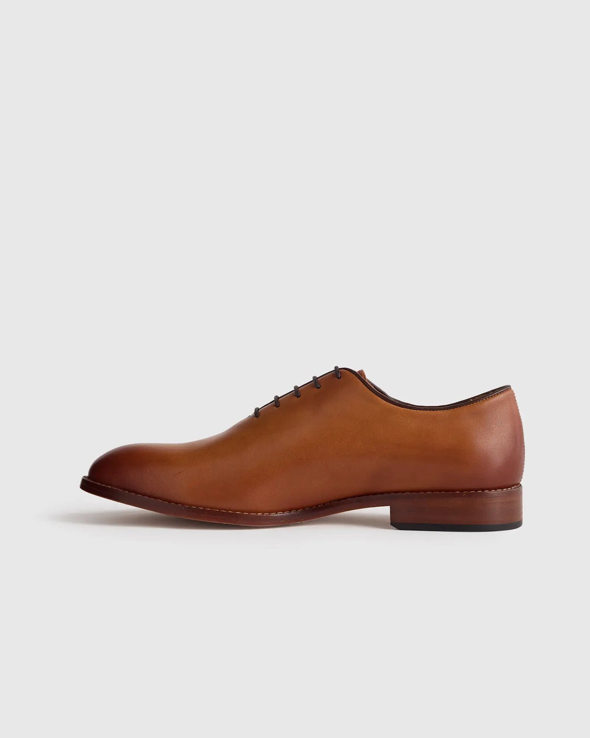Calfskin Leather Plain Toe Oxford - US 2075