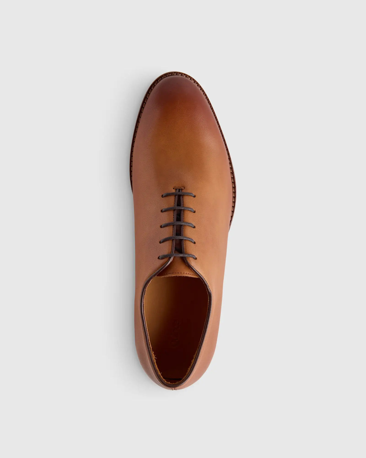 Calfskin Leather Plain Toe Oxford - US 2075