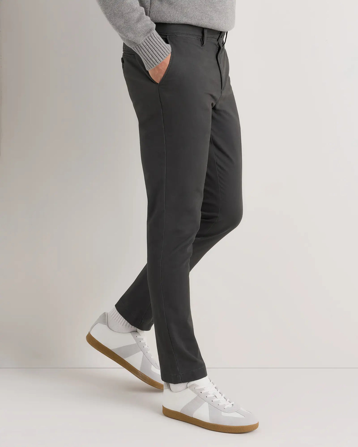 Organic Cotton Stretch Chino Pants - Slim - US 0185