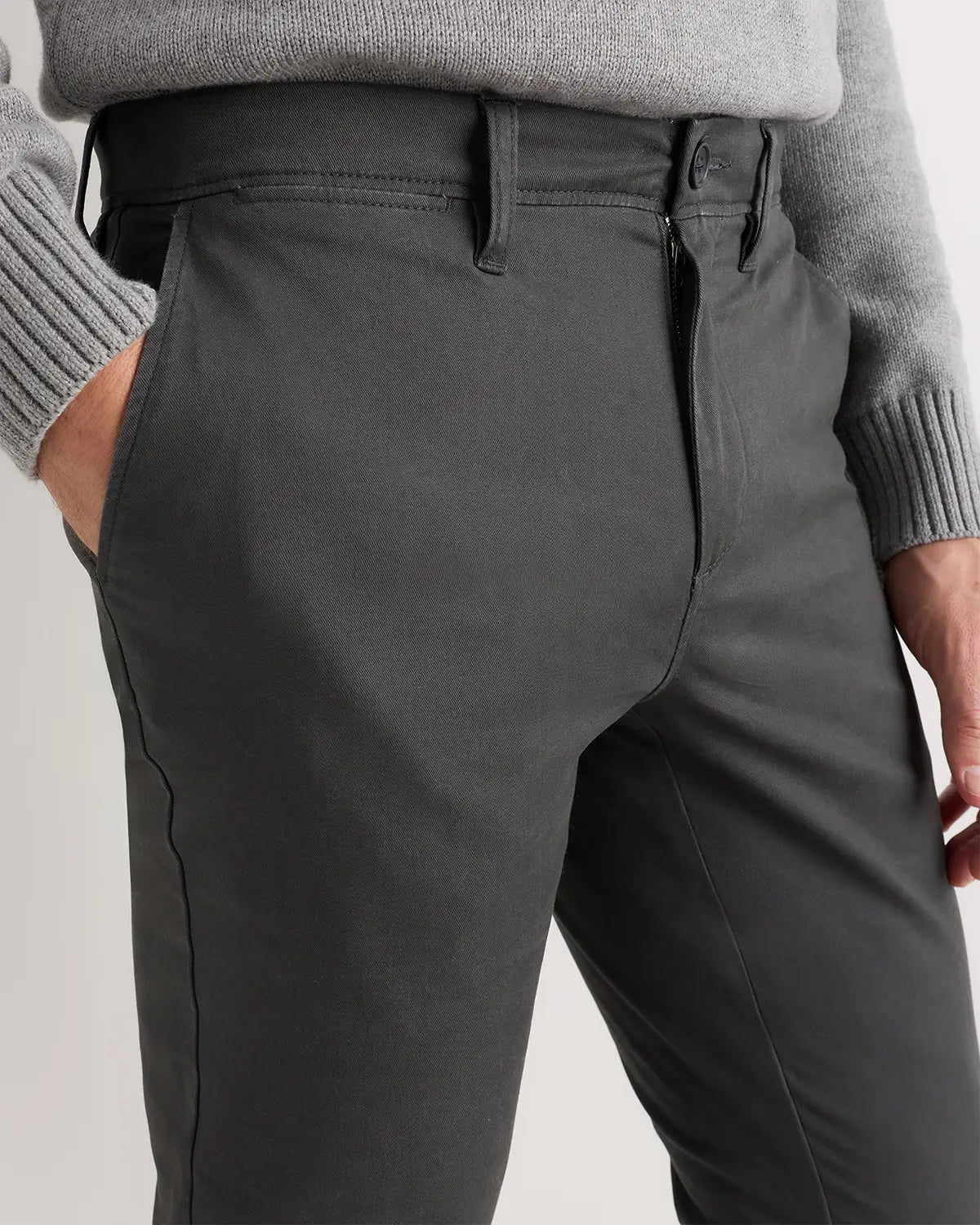 Organic Cotton Stretch Chino Pants - Slim - US 0185