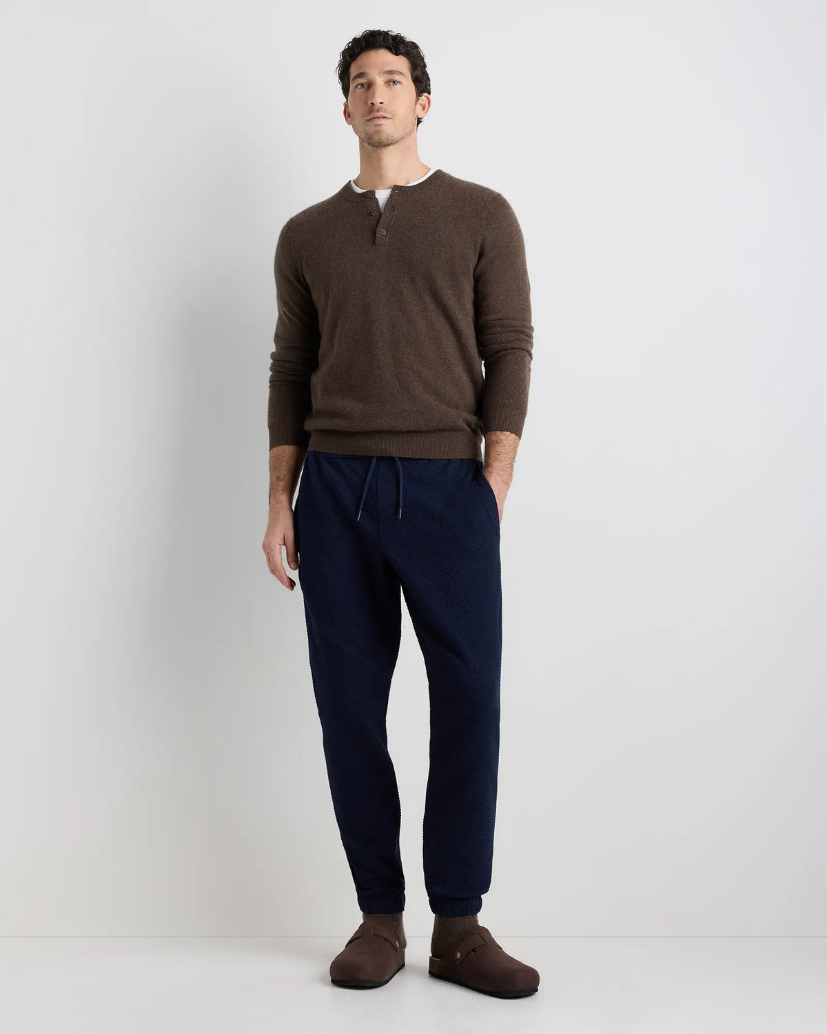 Waffle Knit Joggers - US 8052