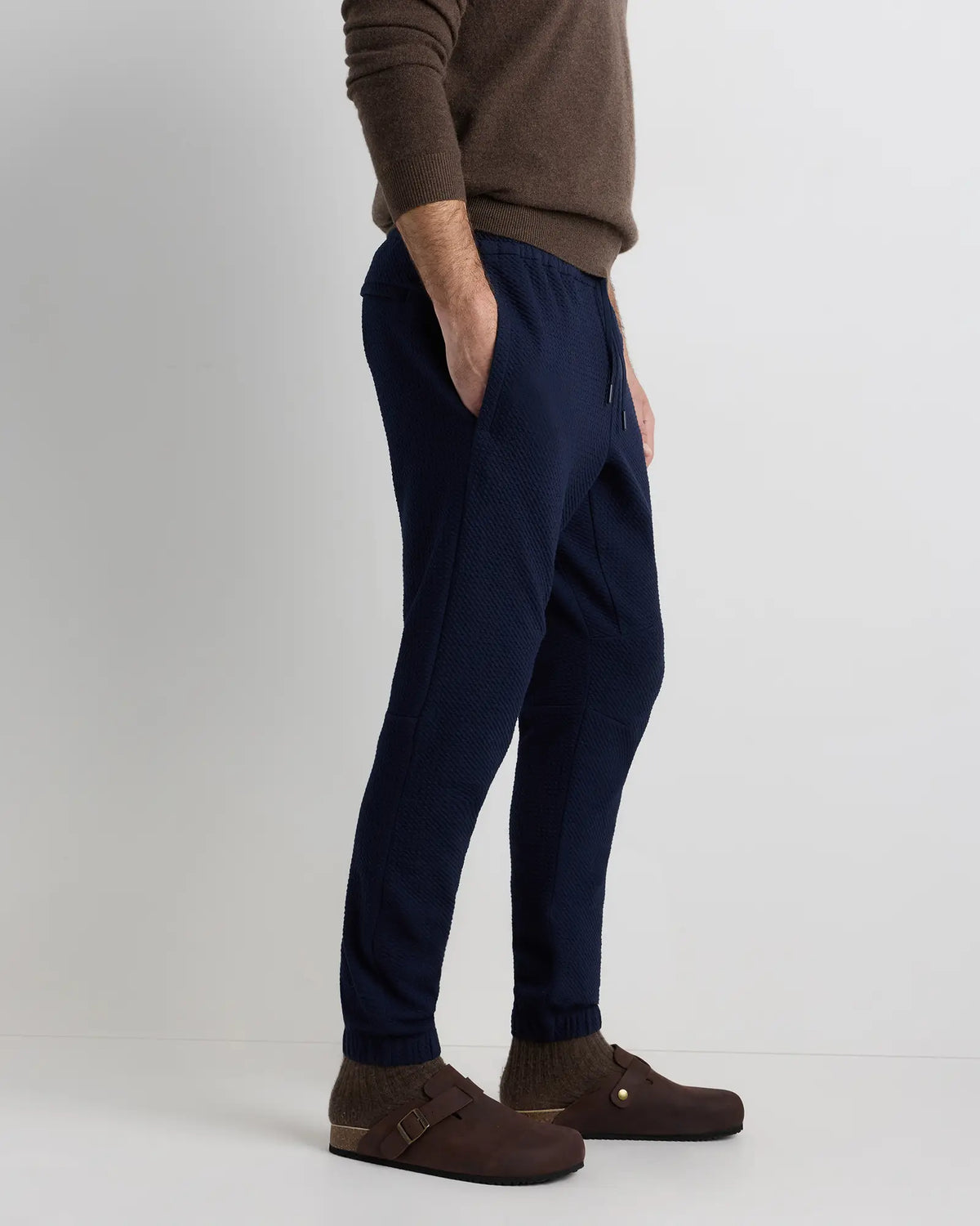 Waffle Knit Joggers - US 8052