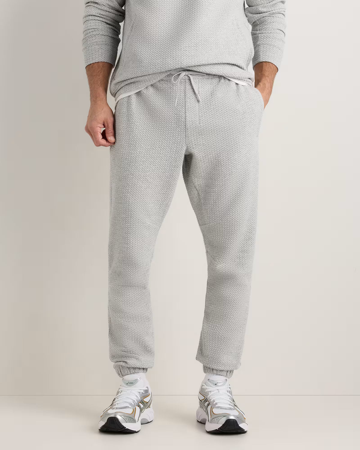 Waffle Knit Joggers - US 4433