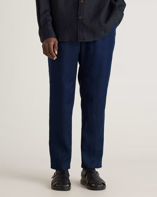 100% European Linen Drawstring Beach Pants - US 9195