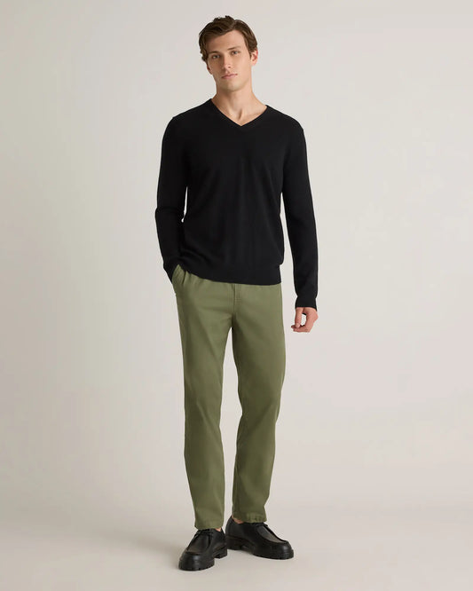 Cotton Chino Drawstring Pants - US 6172