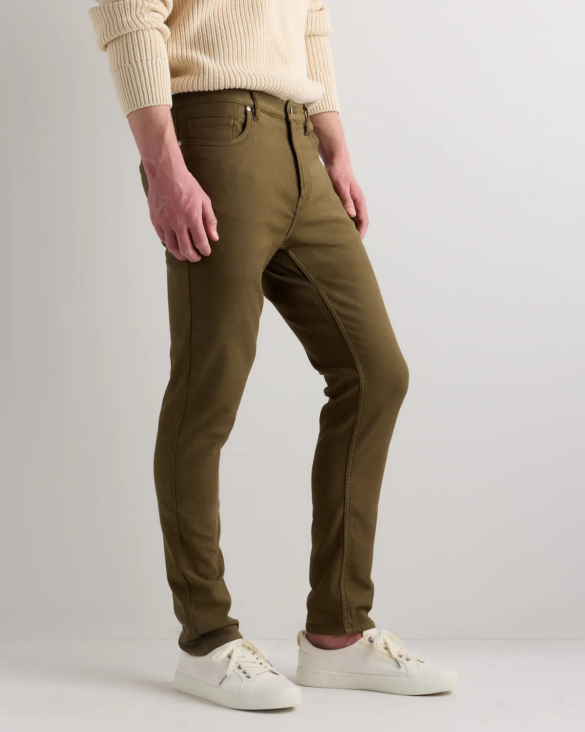 French Terry 5-Pocket Pants - Slim - US 1917
