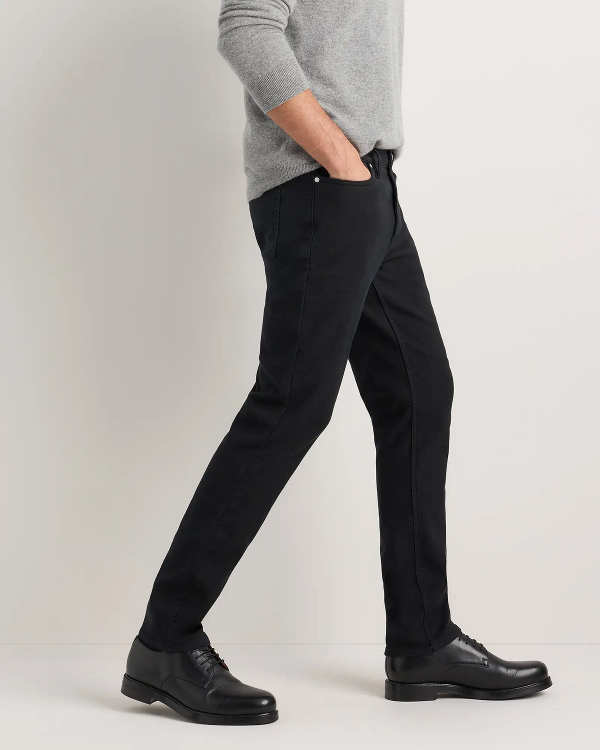 French Terry 5-Pocket Pants - Slim - US 3894