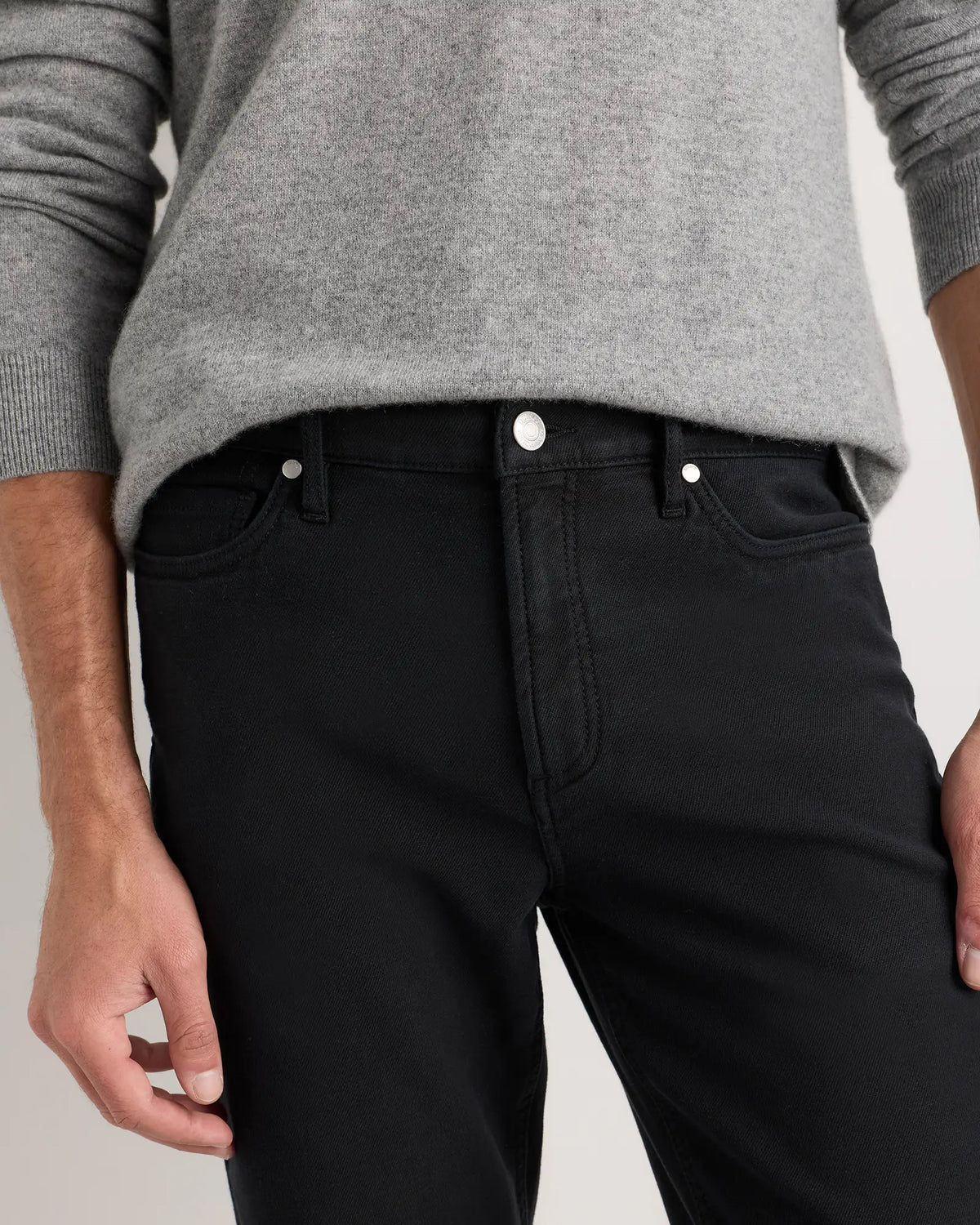 French Terry 5-Pocket Pants - Slim - US 3894