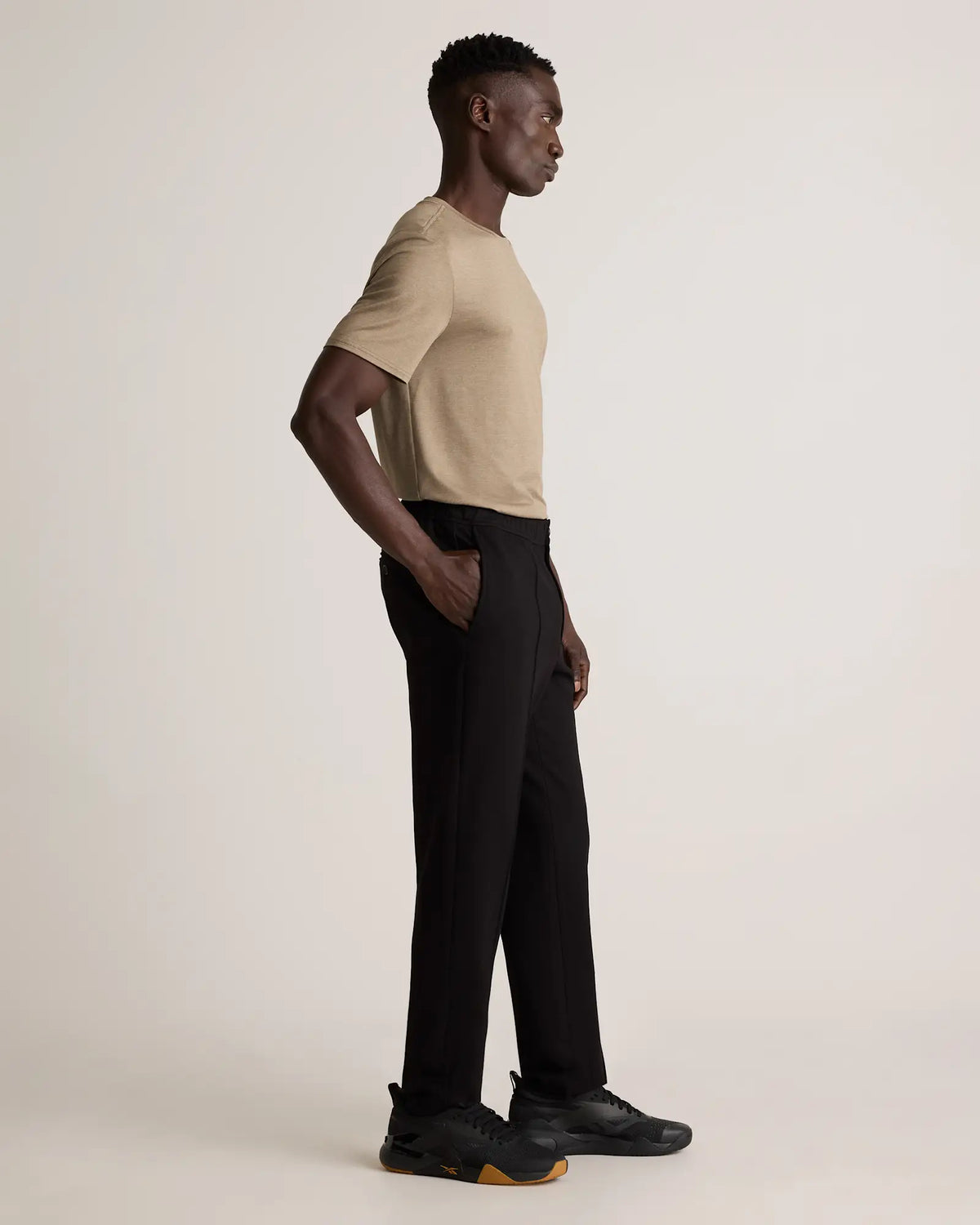 Stretch Knit Pintuck Trousers - US 6713