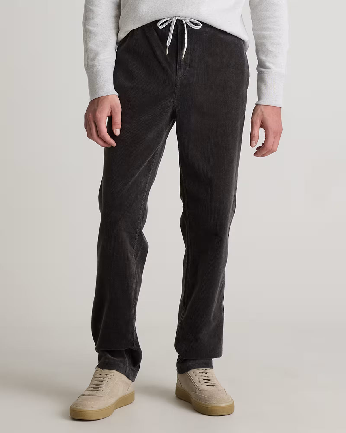Organic Stretch Corduroy Drawstring Trousers - US 6457