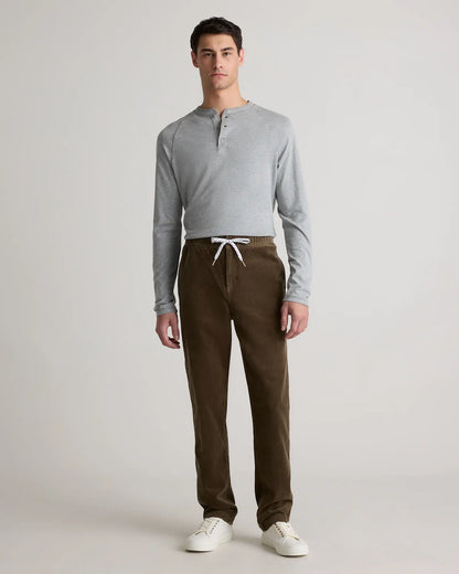 Organic Stretch Corduroy Drawstring Trousers - US 9040