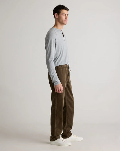 Organic Stretch Corduroy Drawstring Trousers - US 9040