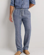 100% European Linen Drawstring Beach Pants - US 5389