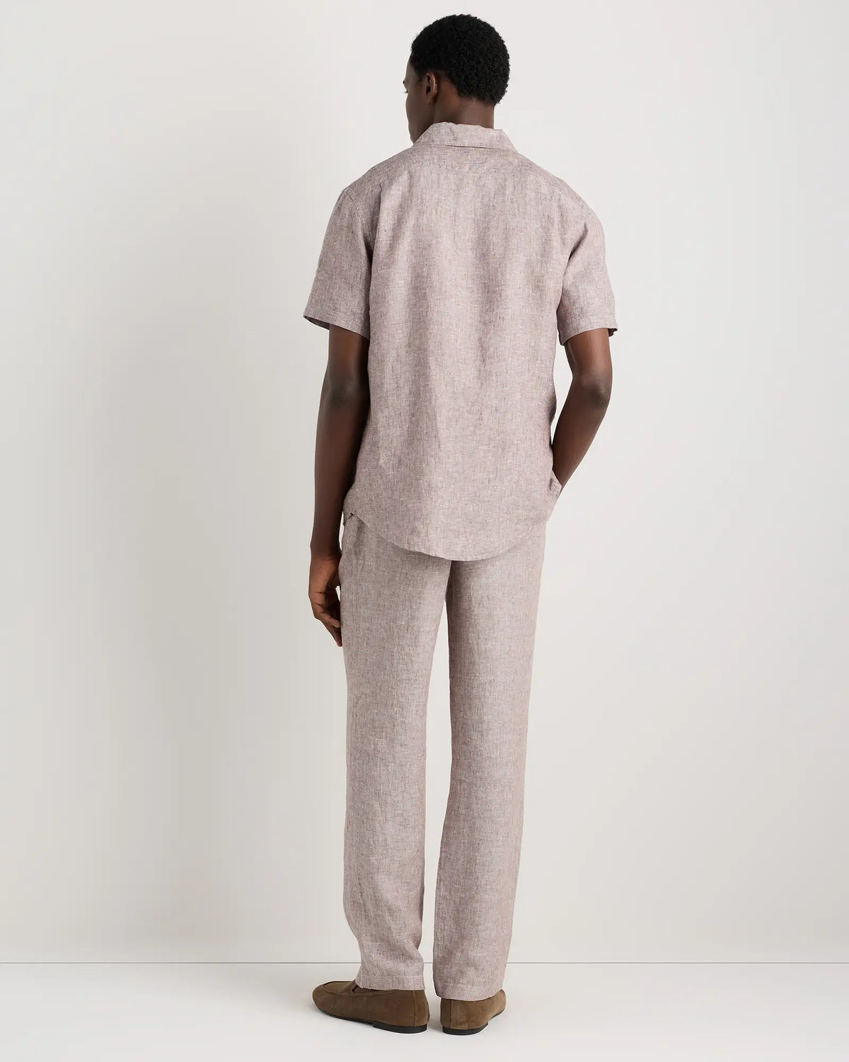 100% European Linen Drawstring Beach Pants - US 5313