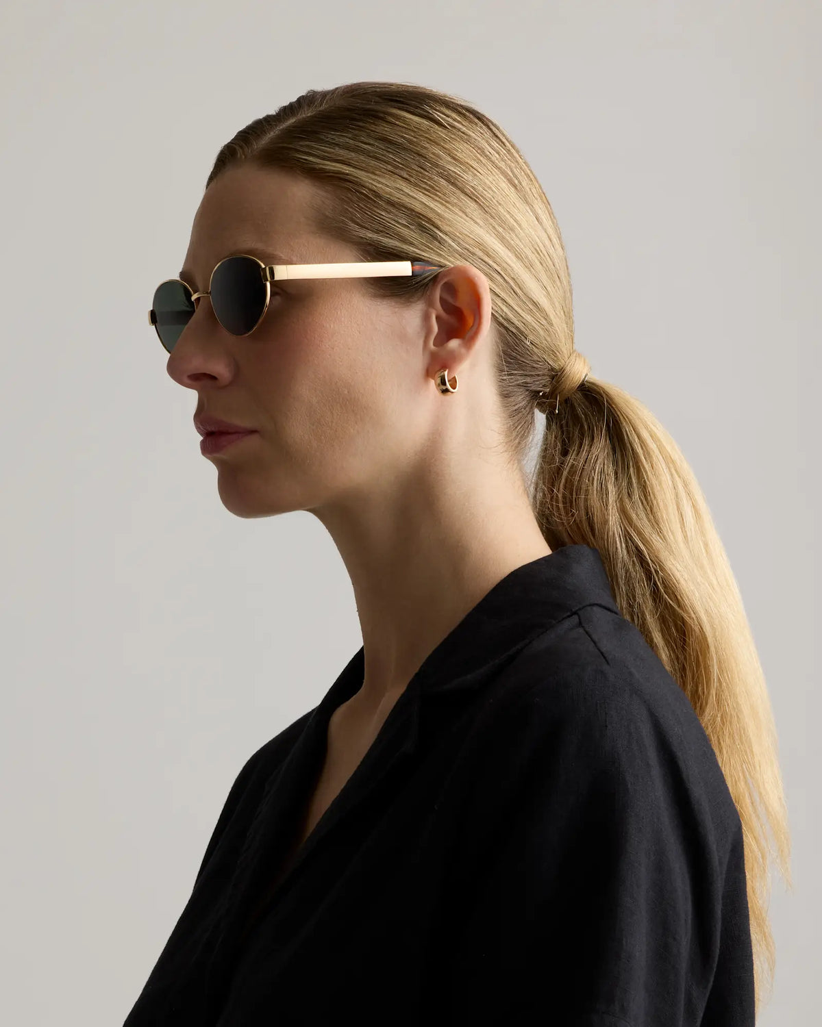 Monaco Polarized Stainless Steel Sunglasses - US 4840