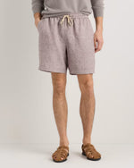 100% European Linen Drawstring Beach Shorts - 7" - US 4450