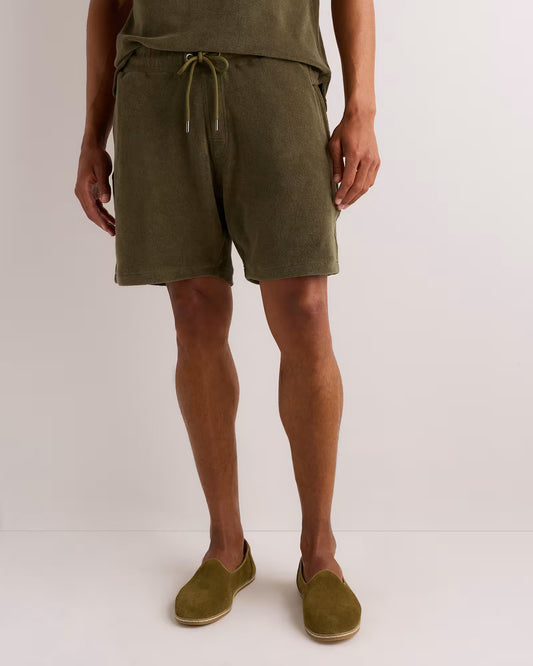100% Organic Cotton Terry Towel Shorts - 6.5" - US 8870