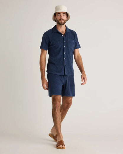 100% Organic Cotton Terry Towel Shorts - 6.5" - US 8386