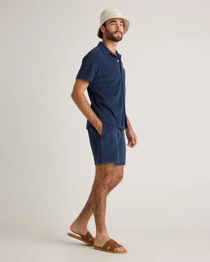 100% Organic Cotton Terry Towel Shorts - 6.5" - US 8386