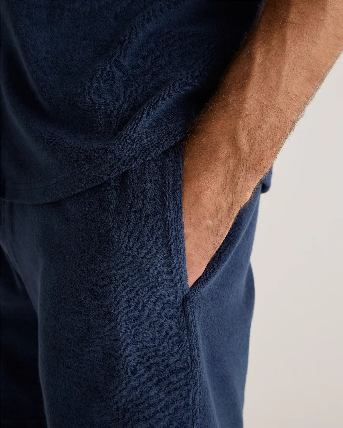 100% Organic Cotton Terry Towel Shorts - 6.5" - US 8386