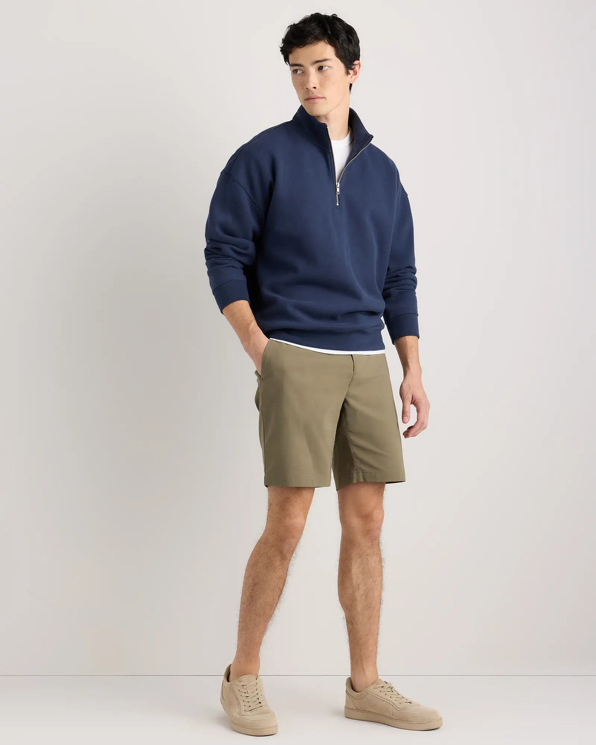 Organic Cotton Coolmax® Chino Shorts - 9" - US 7568