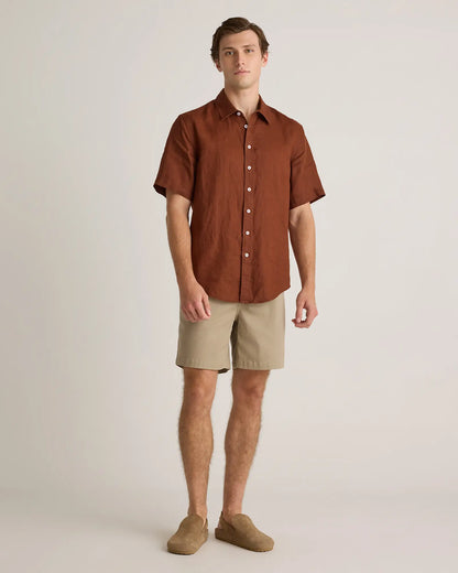 Cotton Chino Drawstring Shorts - 7" - US 8370