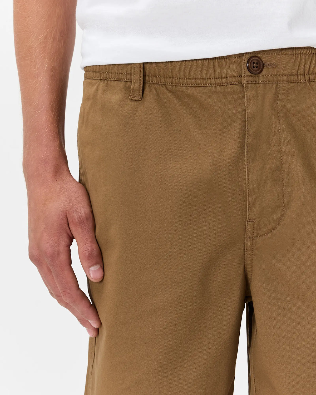 Organic Stretch Cotton Pull On Chino Shorts - 7" - US 0092