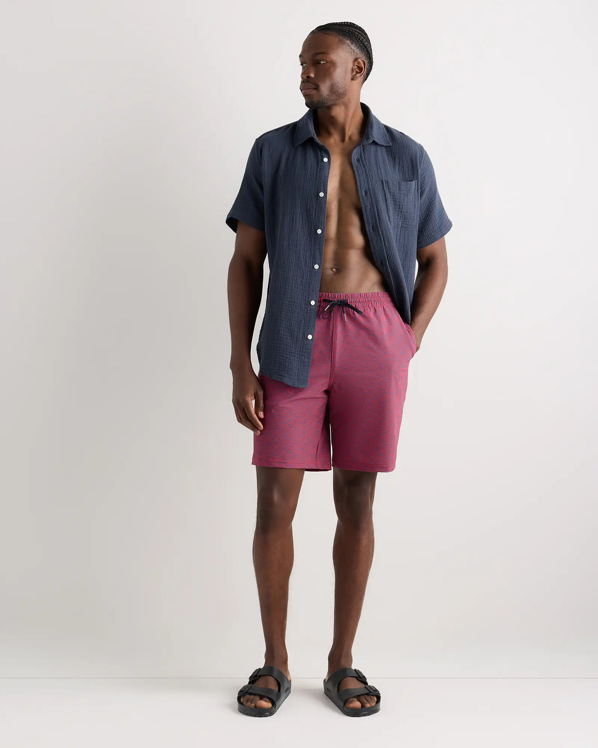 Italian Swim Trunks - 9" - US 5097