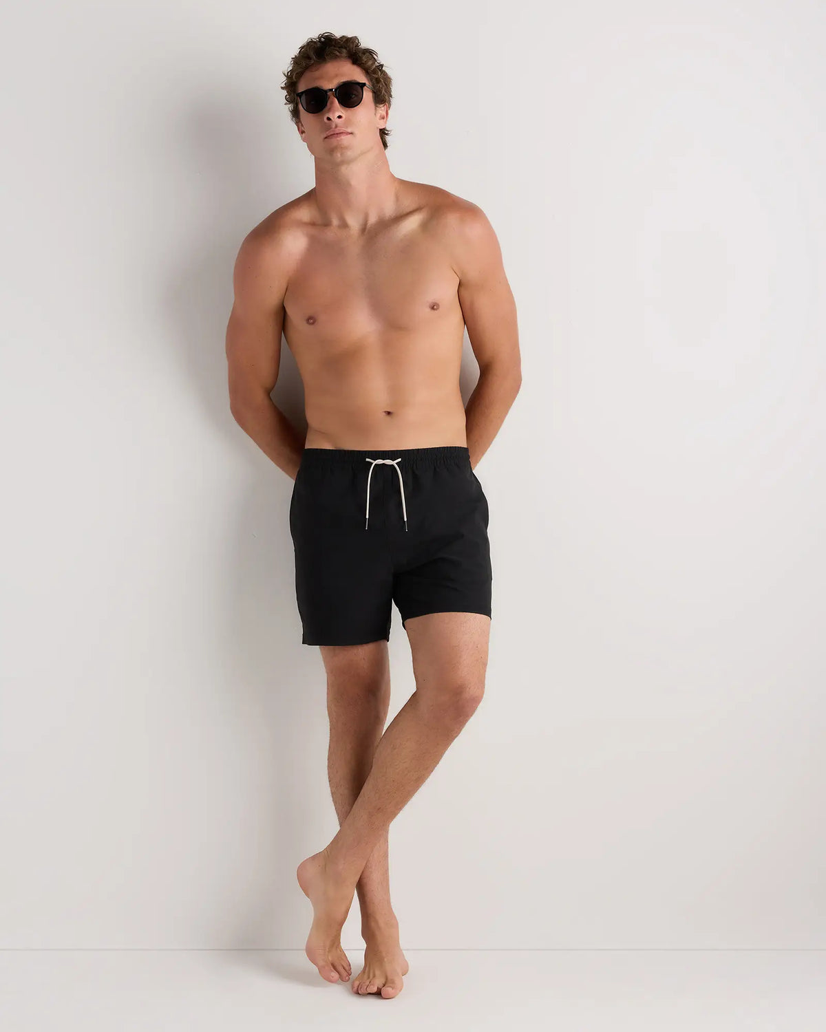 Seersucker Swim Trunks - 5.5" - US 2237