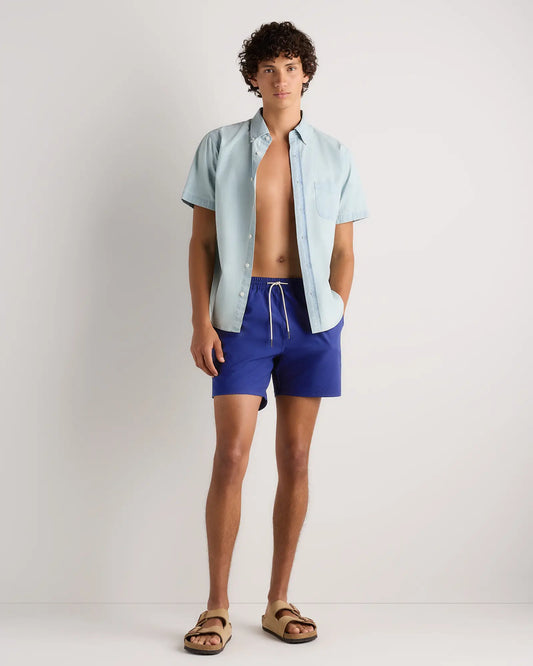 Seersucker Swim Trunks - 5.5" - US 4213