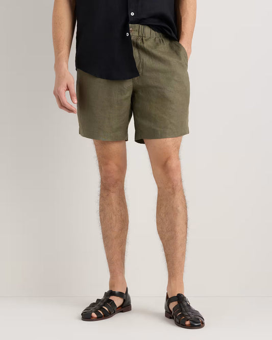 100% European Linen Shorts - 7" - US 9495