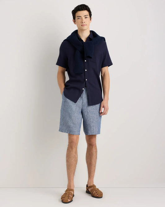 100% European Linen Shorts - 9" - US 9593