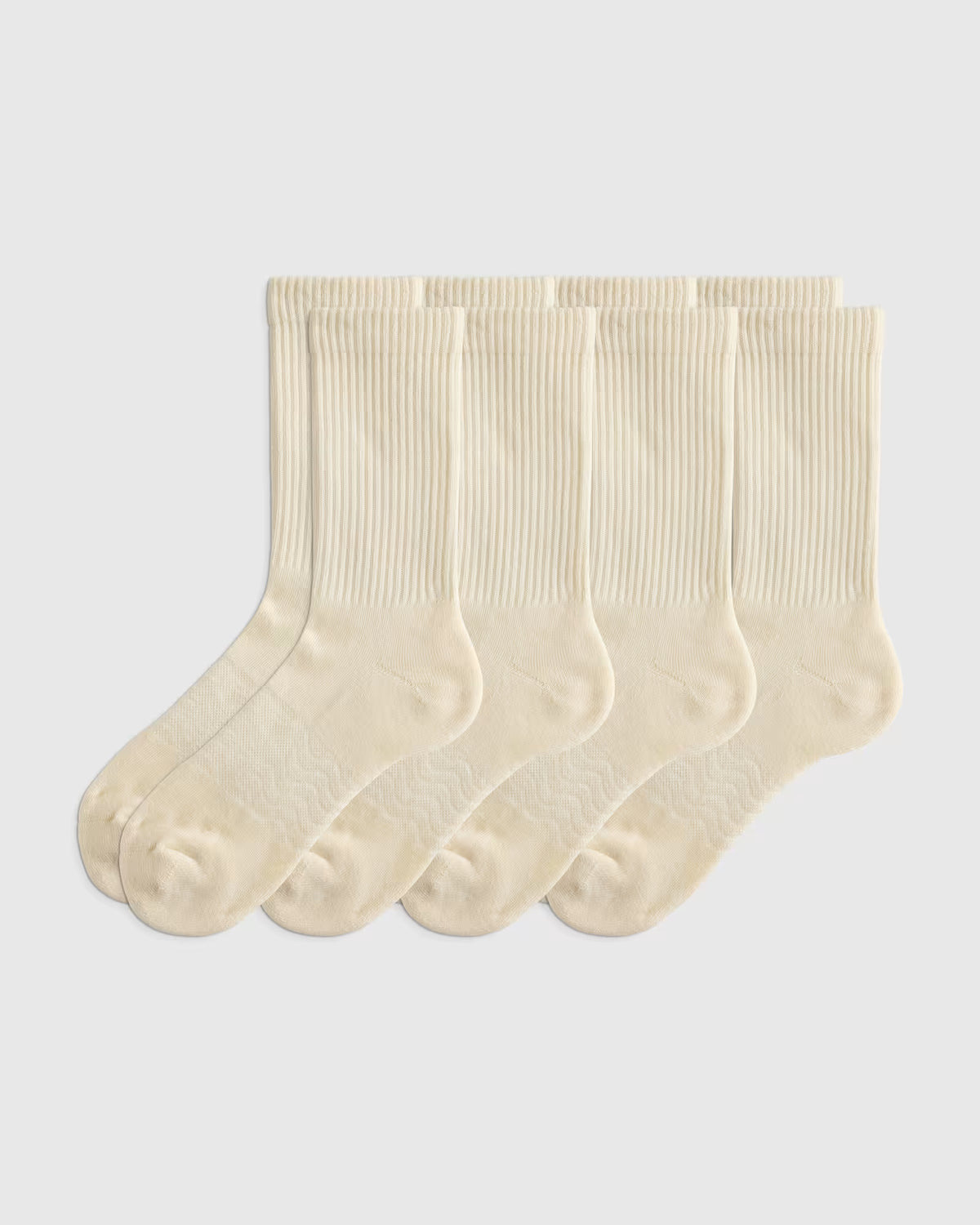 Everyday Cotton Solid Crew Socks (4-pack) - US 9267