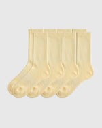 Everyday Cotton Solid Crew Socks (4-pack) - US 5516