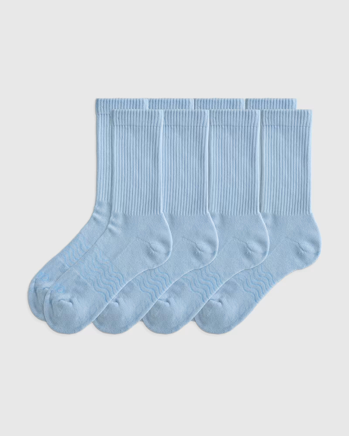 Everyday Cotton Solid Crew Socks (4-pack) - US 2110