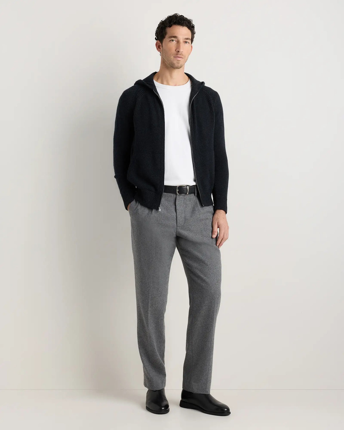 Luxe Baby Cashmere Bomber Hoodie - US 6941