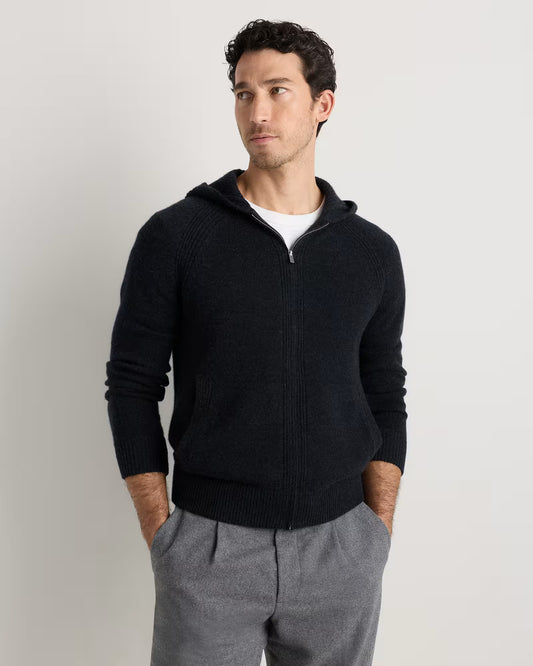 Luxe Baby Cashmere Bomber Hoodie - US 6941